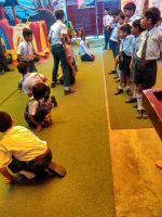 स्कूली बच्चों ने उत्साह से मनाया गया खेल दिवस