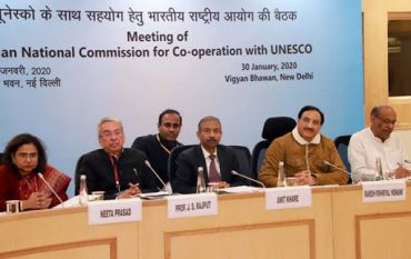 Union HRD Minister chairs the meeting of the Indian National Commission For Cooperation (INCCU) with UNESCO in New Delhi