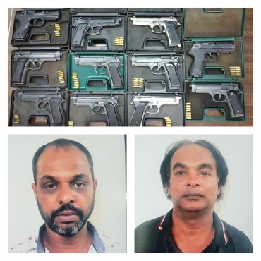 Duo held,Blank Firearms Racket Busted by CCB Police,11 pistols,78 blank bullets with other arms recovered : Duo held,Blank Firearms Racket Busted by CCB Police,11 pistols,78 blank bullets with other arms recovered :