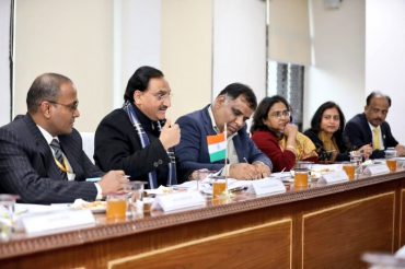 Union HRD Minister meets Parliamentary Delegation from Canada in New Delhi today