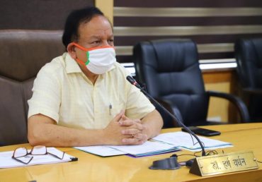 Dr. Harsh Vardhan interacts with Civil Society Organizations/NGOs via Video Conferencing
