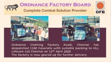 OFB to manufacture 1.10 lakh ISO Class 3 coveralls