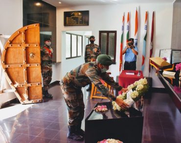 NDA PAYS HOMAGE TO MAJ ANUJ SOOD- AN ALUMNI OF NDA