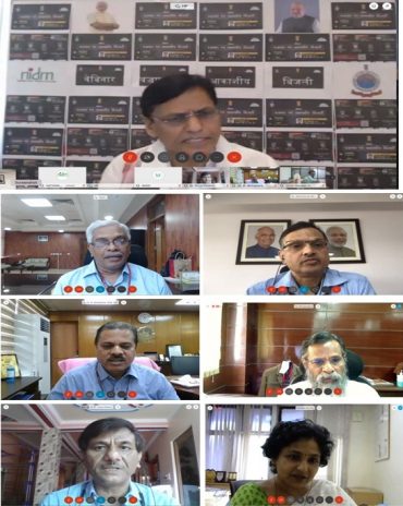 MoS for Home Affairs, Shri Nityanand Rai presides over a webinar on “Thunderstorms and Lightning”, organised by NIDM in collaboration with India Meteorological Department;