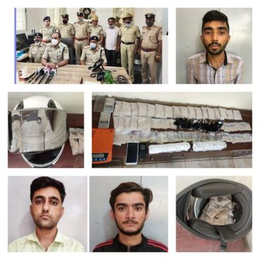 Two Notorious Drug peddlers arrested by City Market Police and recovered drugs worth of Rs.3.30 Crore .