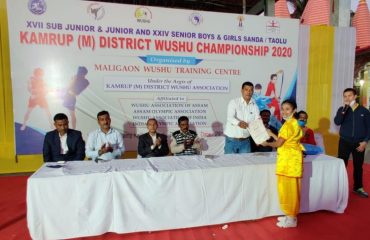 Minakshi Singha honoured with Little Champion Award Minakshi Singha honoured with Little Champion Award