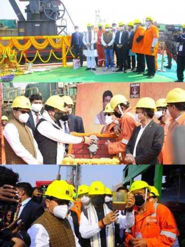 Minister for Petroleum & Natural Gas and Steel Dharmendra Pradhan dedicates the 8th producing Basin of India – Bengal Basin, to the nation