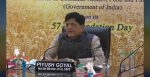 Union Minister Shri Piyush Goyal’s address to Food Corporation of India (FCI) on 57th Foundation Day