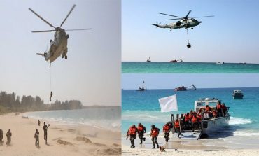 Ministry of Defence Indian Navy conducts Joint Exercise with Army and Air Force