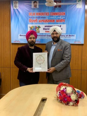 DMC Newly Appointed Sikh Member ‘APS Bindra’ will Uplift Minorities Status in Delhi : Mandeep Singh Chhatwal