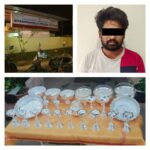 Jewel designer held,stolen silver articles Worth Rs.3 Lakhs Recovered: