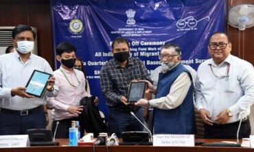 Labour Minister flags off Field Work of All India Survey on Migrant Workers and the AQEES