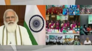 PM interacts with women Self Help Groups in ‘Atmanirbhar Narishakti se Samvad’
