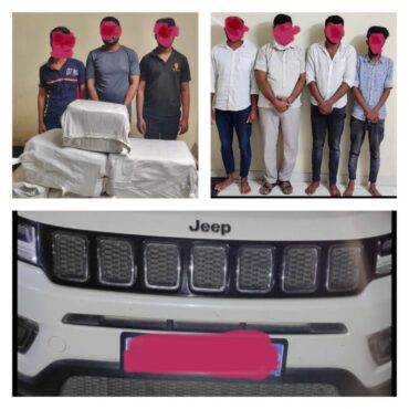 NCB busts major drug syndicate,07 Persons including kingpin of the syndicate and supplier of drugs have been apprehended,140 kg of High grade Ganja,with 5.2 Lakhs cash seized