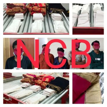 NCB arrested 6 Peddlers & seized Drugs Worth Crores Hidden In Lehengas