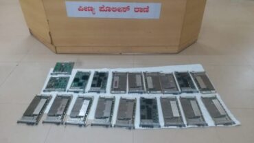 Telecom company Site Engineer arrested,stolen 19 UBBP batteries worth Rs.30 lakhs recovered