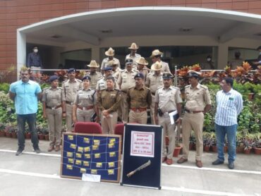 Halasurgate police arrested gang of seven including watchman,Recovered 4.9 kgs gold worth Rs.2.25 Crore