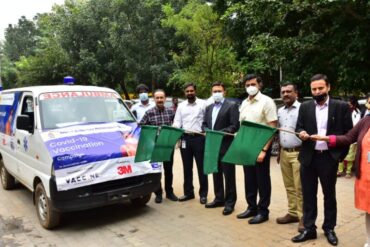 Covid19 Mobile Vaccination Vans flagged off by BBMP Chief Commissioner, Gaurav Gupta