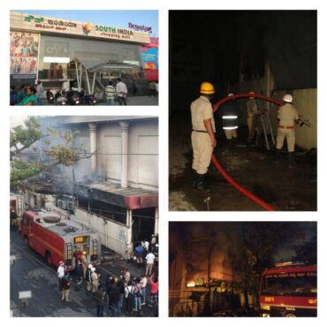 Fire at South India Shopping Mall in Arakere ; Household appliances burnt to ashes