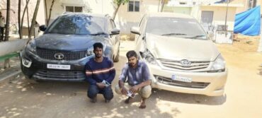 Hennur police arrest two car thieves, 2 Stolen cars Worth Rs.6.9 lakhs seized