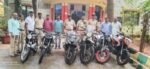 Habitual offender private company supervisor turned bike lifter arrested by Rajajinagar police 8 Stolen bikes worth Rs.11.6 Lakhs Recovered