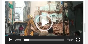 Three Storeyed building collapsed,Goods worth around Rs.50 lakhs destroyed in Mamulpet
