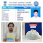 Man impersonating as Railway employee to peddle drugs from Assam arrested by upparpet Police recovered 8.5 kg Marijuana Drugs,Fake ID Seized