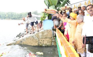 CM Bommai offer Bagina to Krishne River Government sanctions Rs.10,000 crore for UKP, says CM Bommai