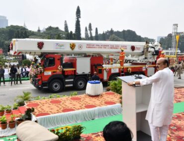 90 meter Aerial ladder Platform dedicated,A biggest strength for Department of Fire Services’ : CM Bommai