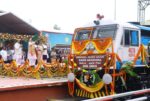 Mysuru–Puratchi Thalaivar Dr.MGR Chennai Central Vande Bharat Express & Kashi Bharat Gaurav Trains flagged off by PM Modi at KSR Bengaluru Railway station