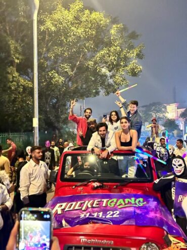 Rocket Gang steal the show in Delhi! The cool Gang execute another stunning promotional activity