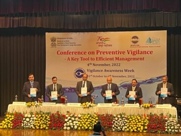 Media brieffor Conference on Preventive Vigilance – A key tool to Efficient Management at WAPCOS & NPCC held on 4thNovember 2022 at CSOI, Vinay Marg, Chanakyapuri