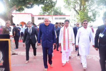 Vice President Dhankhar Offers Puja At 700-Year-Old Temple In Tripura