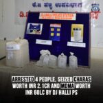 Inter-State Drugs Racket busted,Four Notorious Drug Peddlers including Nigerian National arrested Seized Charas and MDMA Worth Rs.2.10 Crore