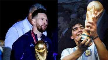 “This win is also for Diego”, said an emotional Messi after receiving the FIFA World Cup 2022 