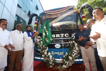 KSRTC gets e-bus prototype,to start trial run between Benglauru and Mysuru Fame ll scheme, Accident Insurance of Rs.1 Crore to drivers kin,with Inter-Corporation transfer of 1013