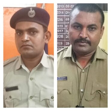 Ranebennur PSI and Constable trapped and arrested by Lokayukta Police for accepting bribe of Rs.50,000 for official favour
