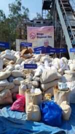 4297.8 kgs Seized narcotics drugs worth Rs.90.8 Crores destroyed in incinerator