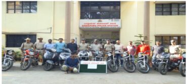 Notorious habitual Bike offender arrested recovered 12 stolen two wheelers worth Rs.6 lakhs