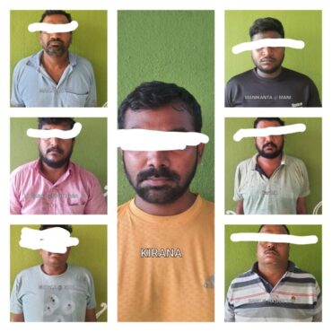 Cab driver hacked to death case cracked seven members gang arrested by Nandini layout police