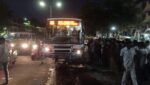 Two Pedestrians killed on the spot after a speeding bus crushed them on ring road in Bengaluru