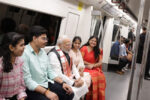 Modi: Modi went to the centenary celebrations of Delhi University by metro