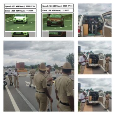 Ramanagar police booked 44 cases using Speed Radar Guns for over speeding on Bangalore- Mysore Expressway