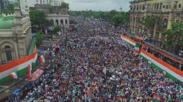 Apparently Five Lakh TMC supporters joined today’s TMC’s 21st July’s “ Martyrs Day” at Kolkata-  Mamata warns BJP from the stage