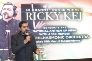 Ricky Kej Performs rendition of National Anthem of India In Delhi