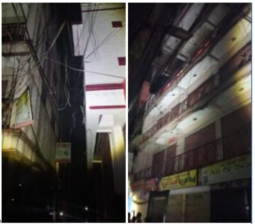 Multi Storeyed godown gutted in fire due to accidental fire broke out
