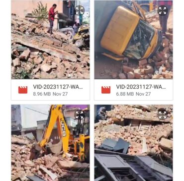 BBMP school collapse in Bengaluru no casualties