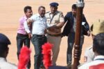 Security breach :Tabloid editor detained for disruption in motor cycle display during republic day celebration at Manekshaw Parade ground