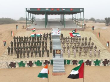 INDIA – UAE JOINT MILITARY EXERCISE ‘DESERT CYCLONE’ COMMENCES IN RAJASTHAN