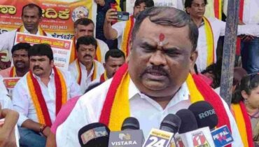 Karnataka Rakshana Vedike president,29 activists granted bail in vandalism case